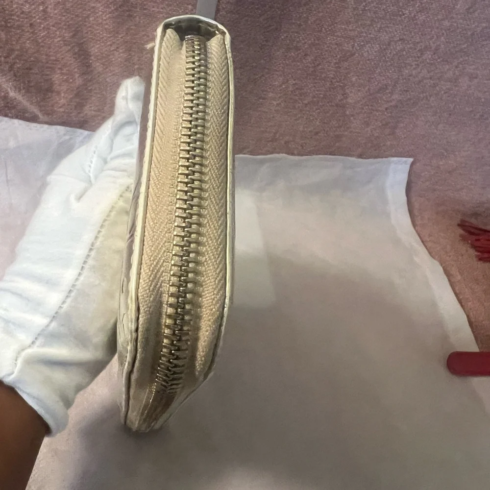 Dior Metallic Gold Women's Wallet